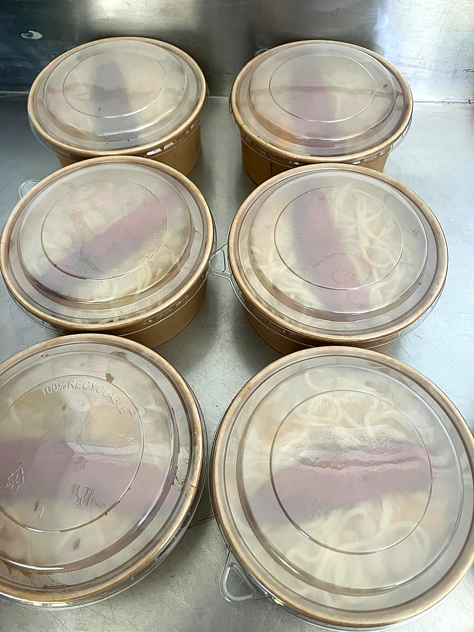 Colaciones preparadas para despacho